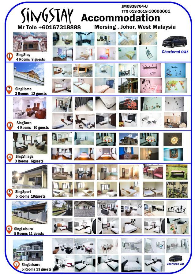 Singleisure Holiday House Mersing Exteriör bild