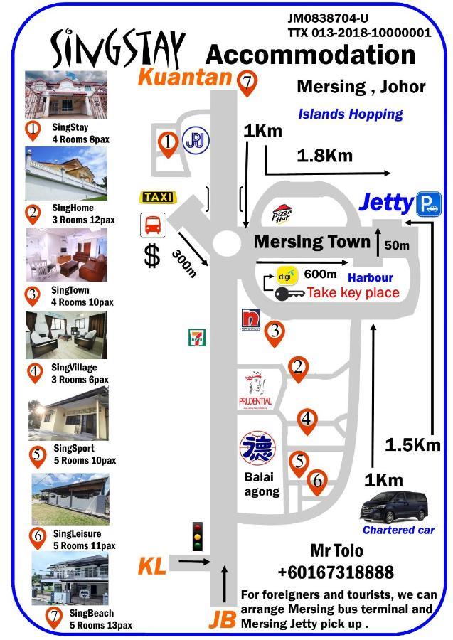 Singleisure Holiday House Mersing Exteriör bild